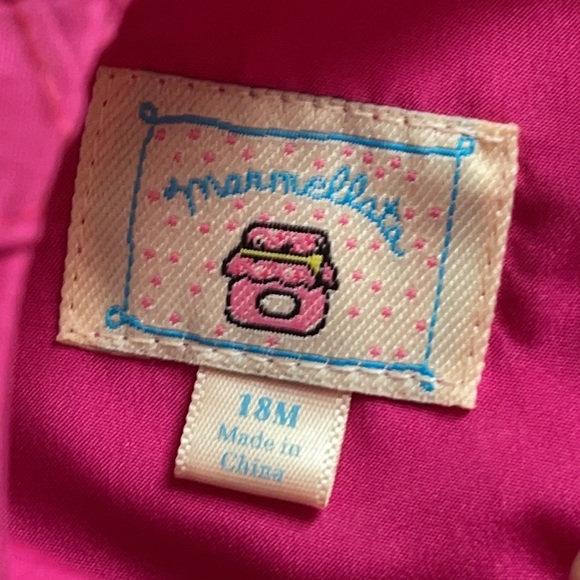 Mamellata Taffeta Fuchsia Dress 18m - Picture 9 of 9